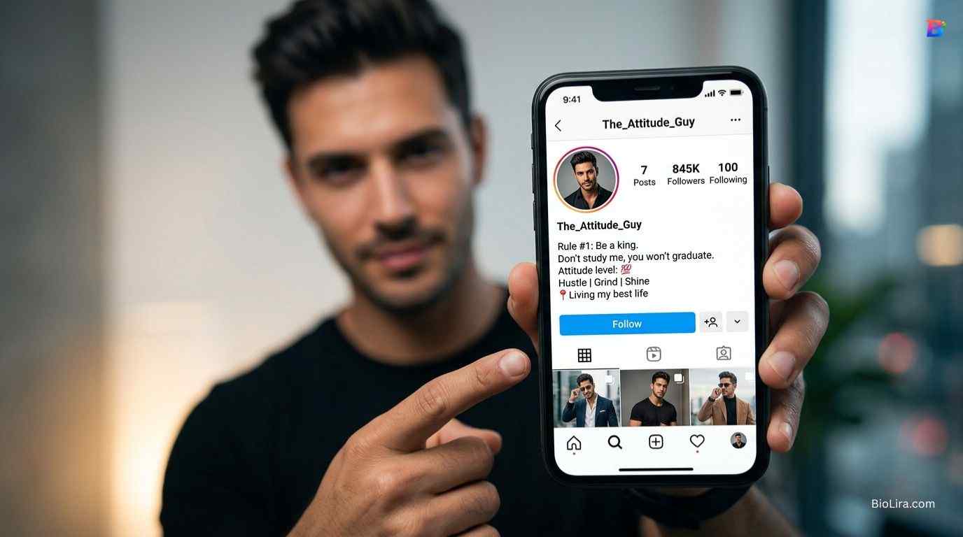 Attitude Bio For Instagram For Boy​