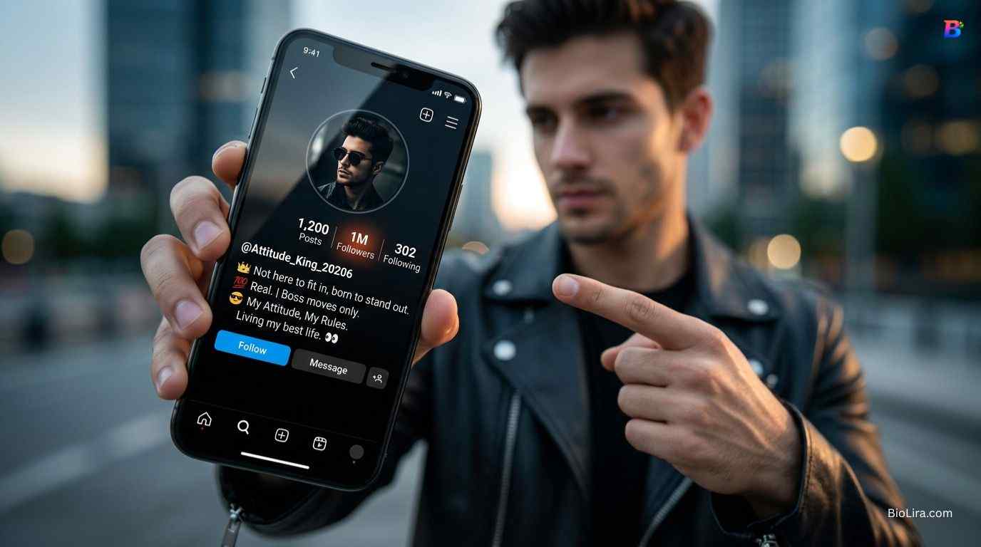 Bio For Instagram For Boy Attitude 2026 Stylish​