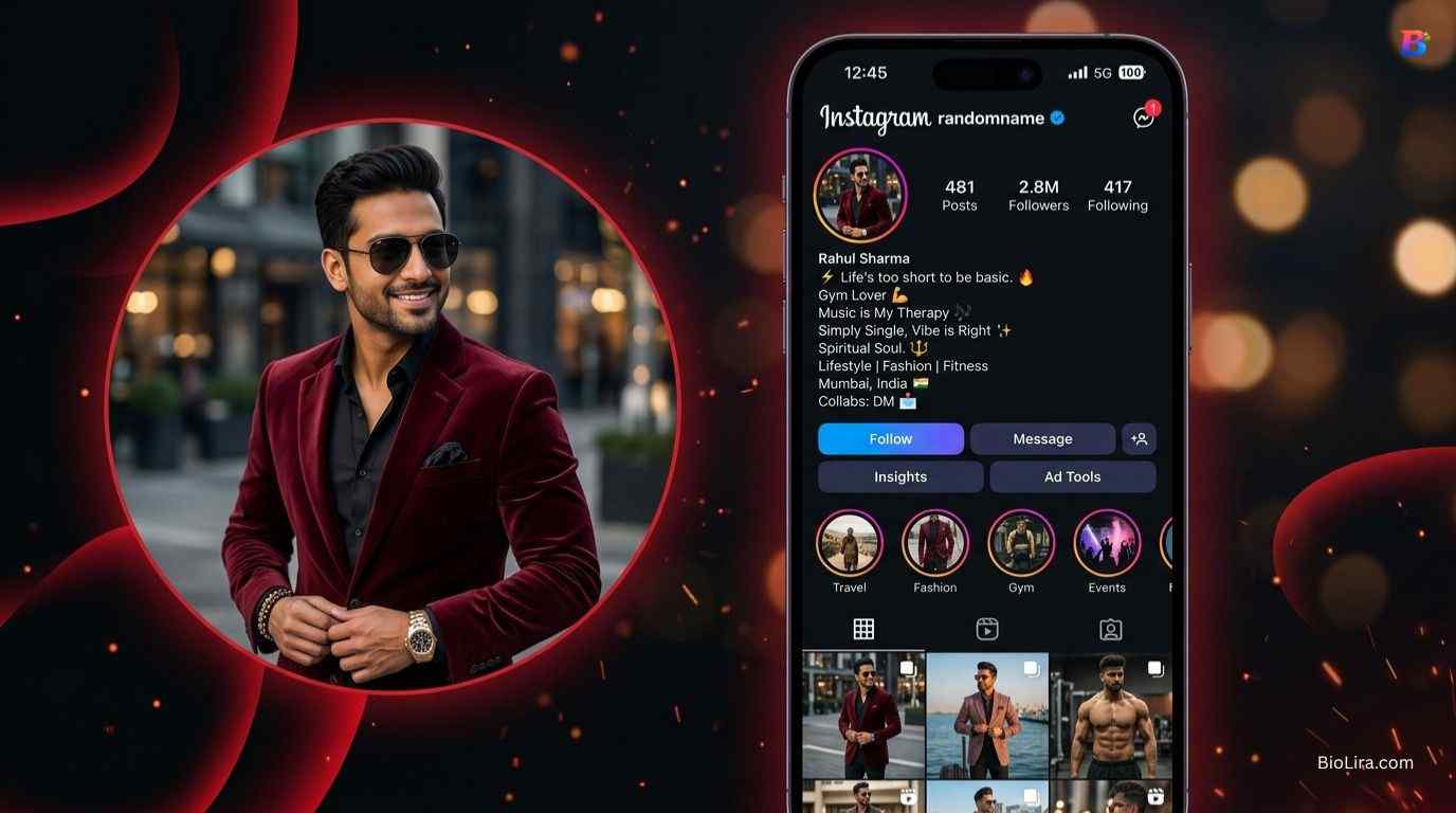 Bio For Instagram For Boy Attitude 2026 Stylish​