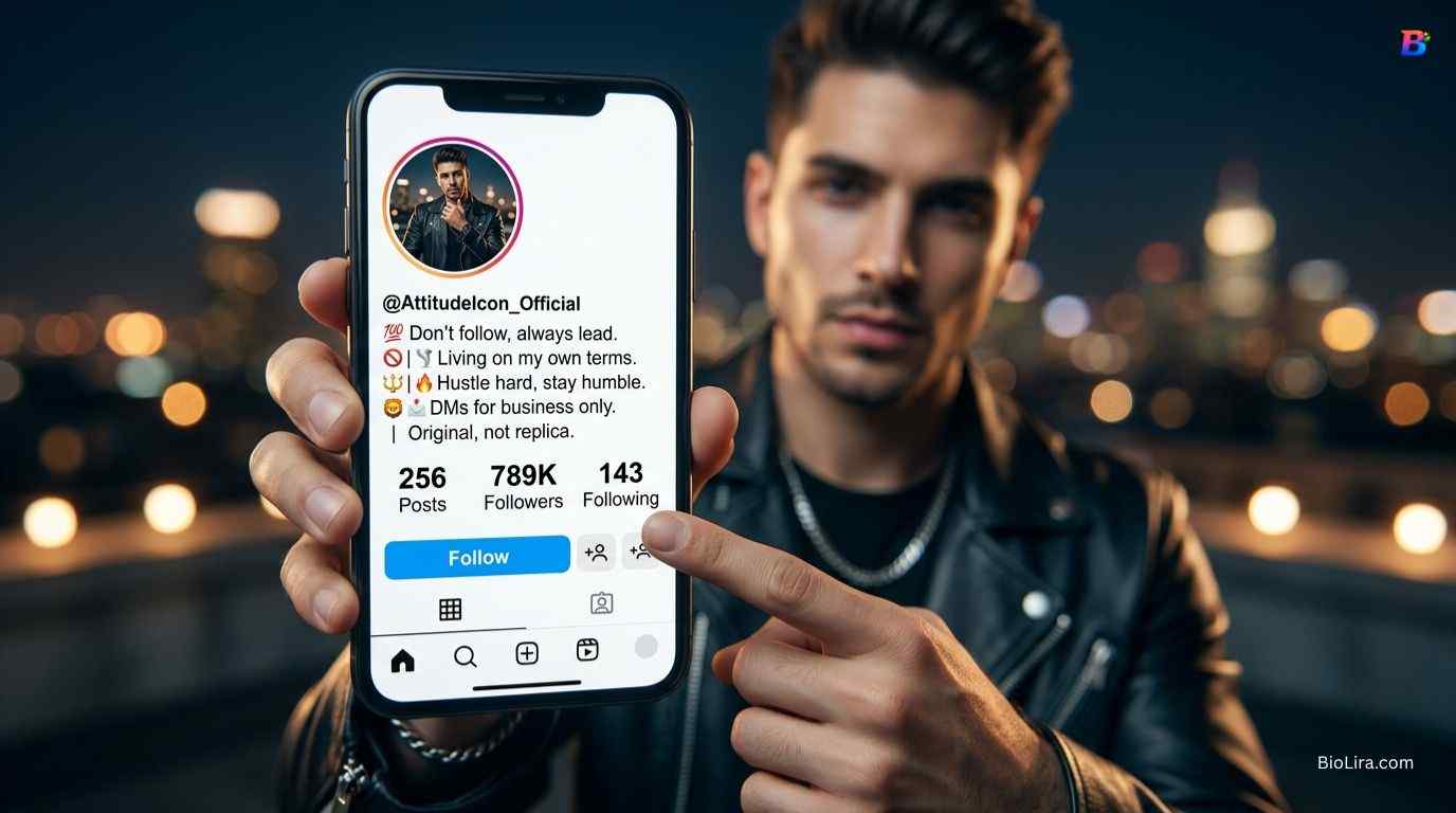 Instagram Bio For Boys Attitude​