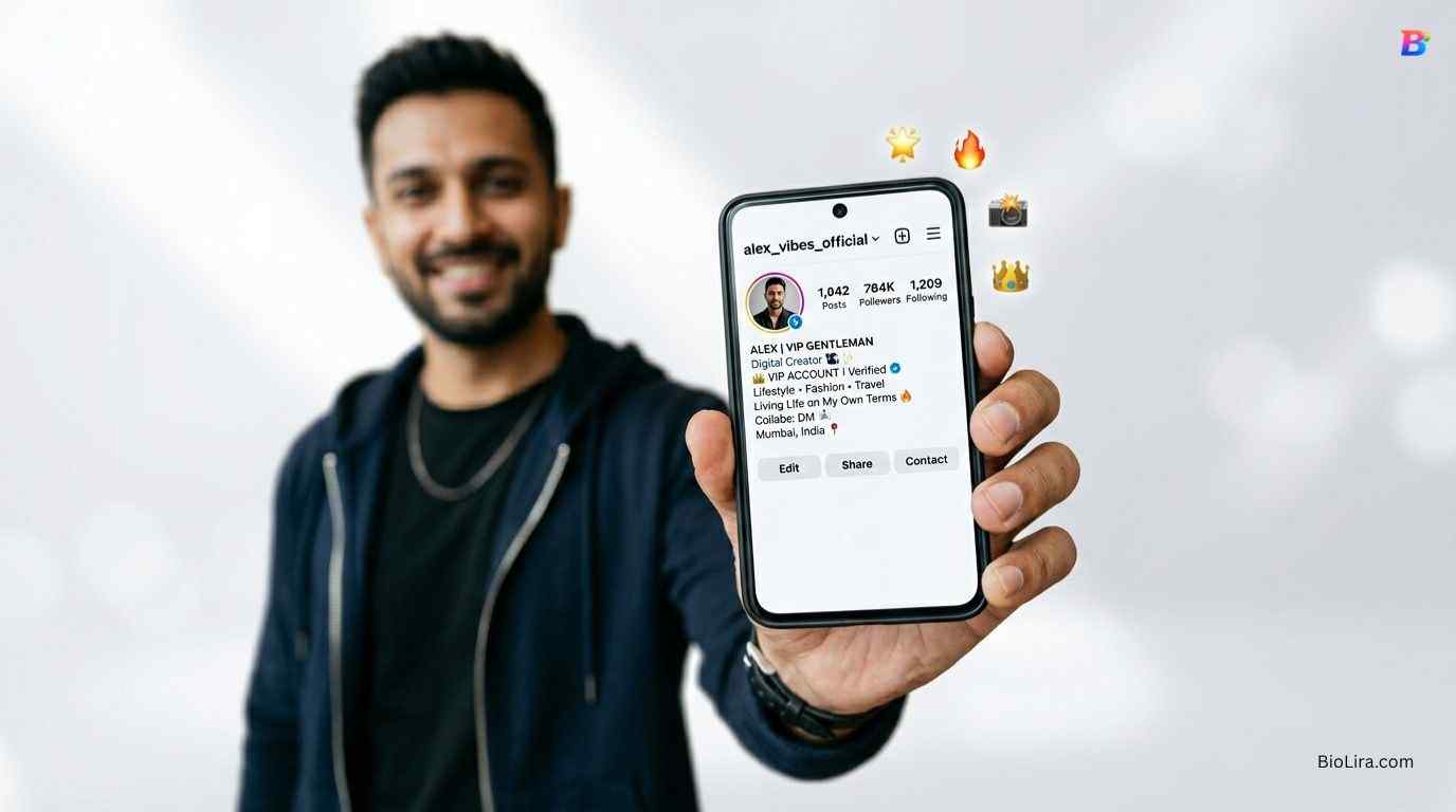 Instagram VIP Bio Stylish Font For Boy​