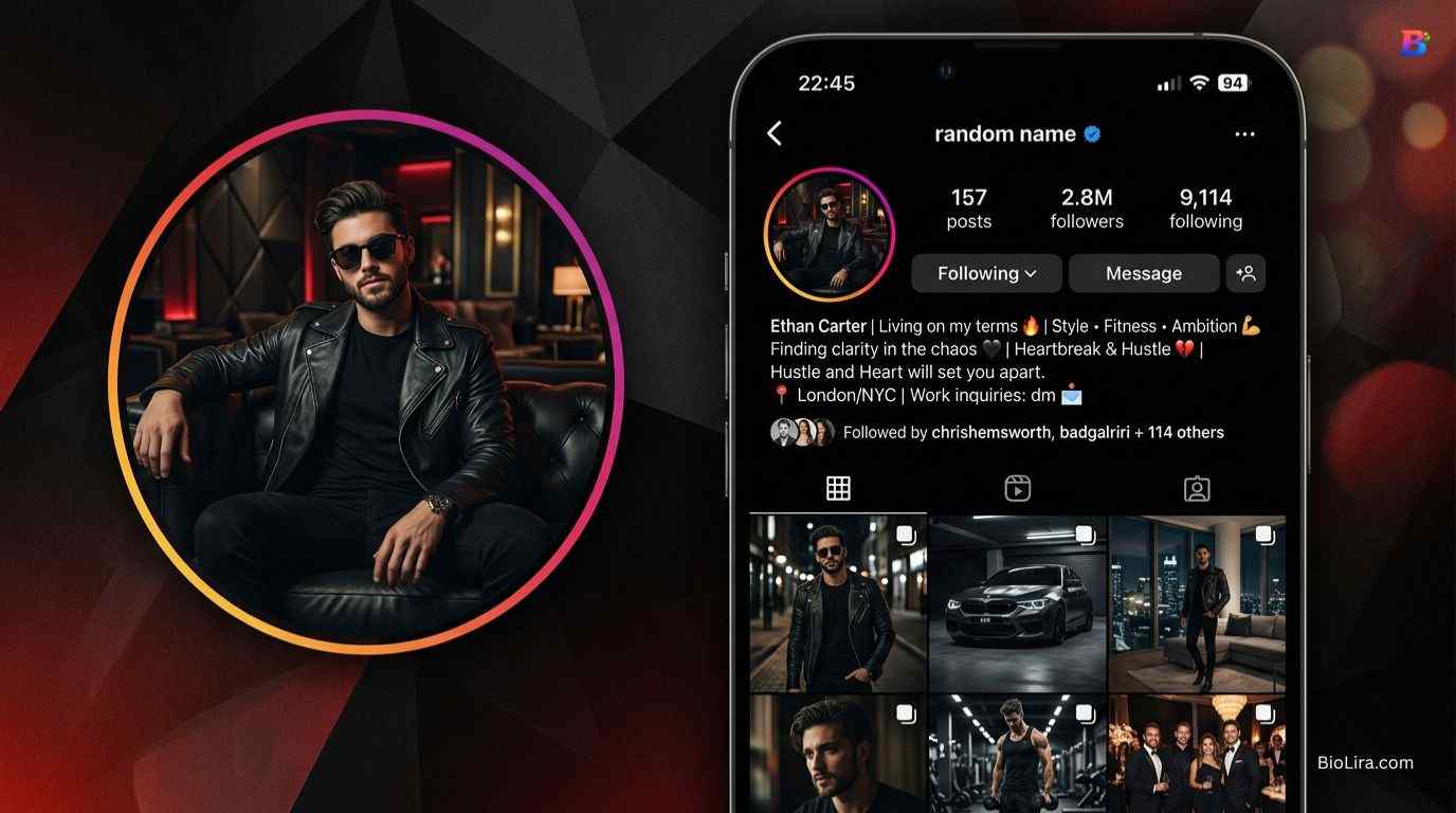 Stylish Font Bio For Instagram For Boy​