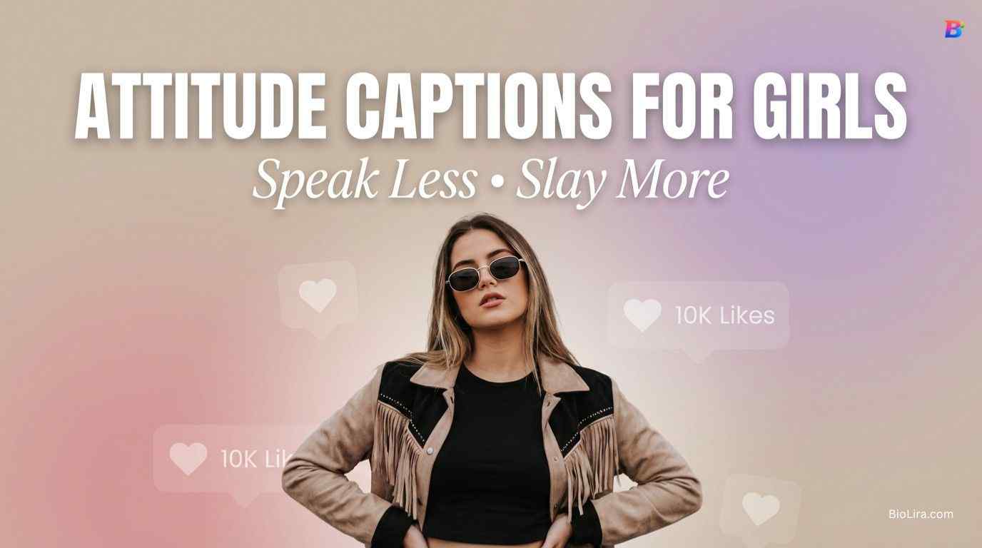 Attitude Caption For Girls In English​