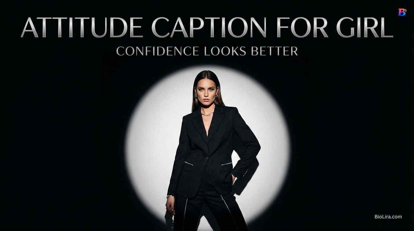 Attitude Caption For Instagram For Girl​