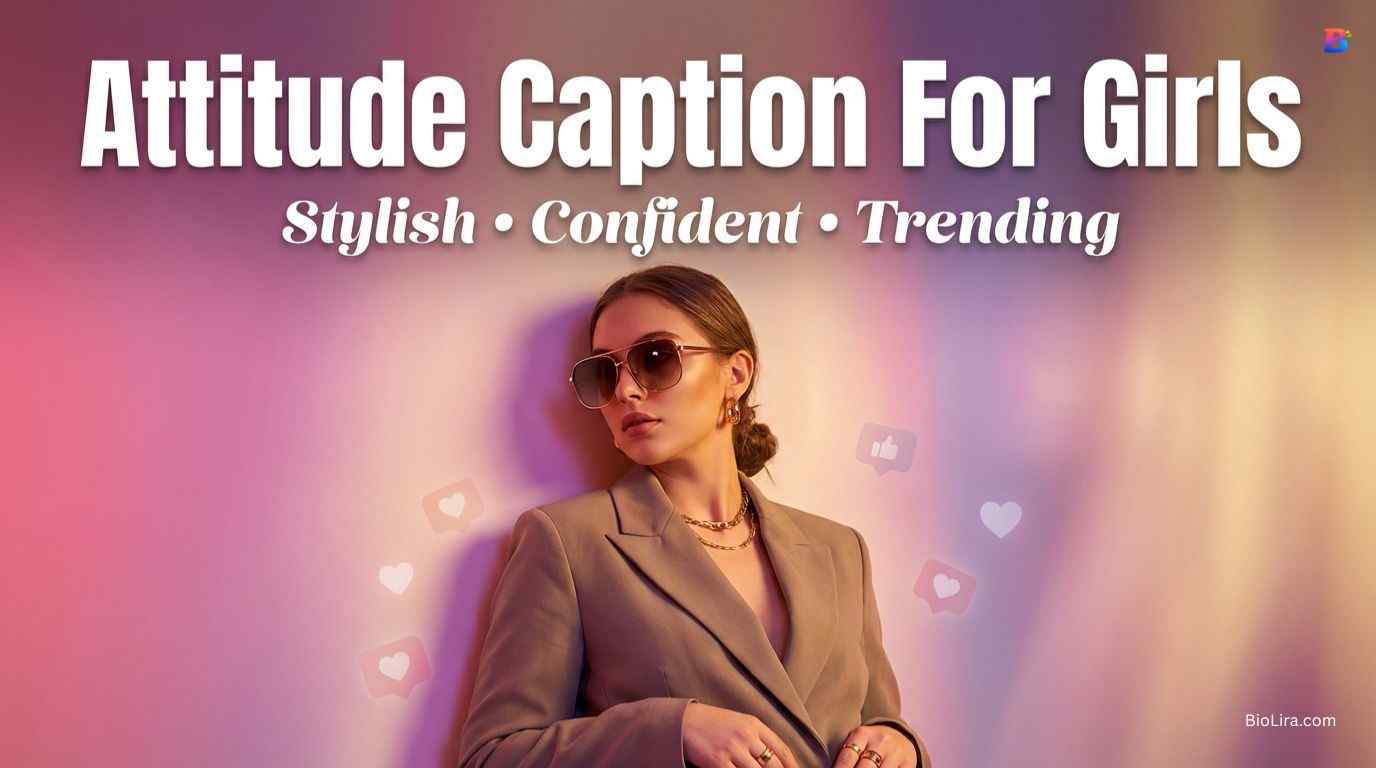 Attitude Caption For Instagram For Girl​