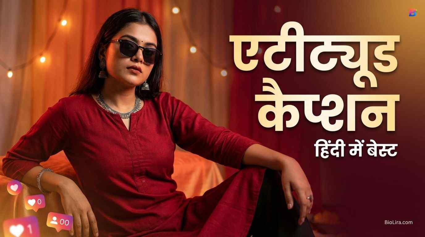 Attitude Caption For Instagram In Hindi​