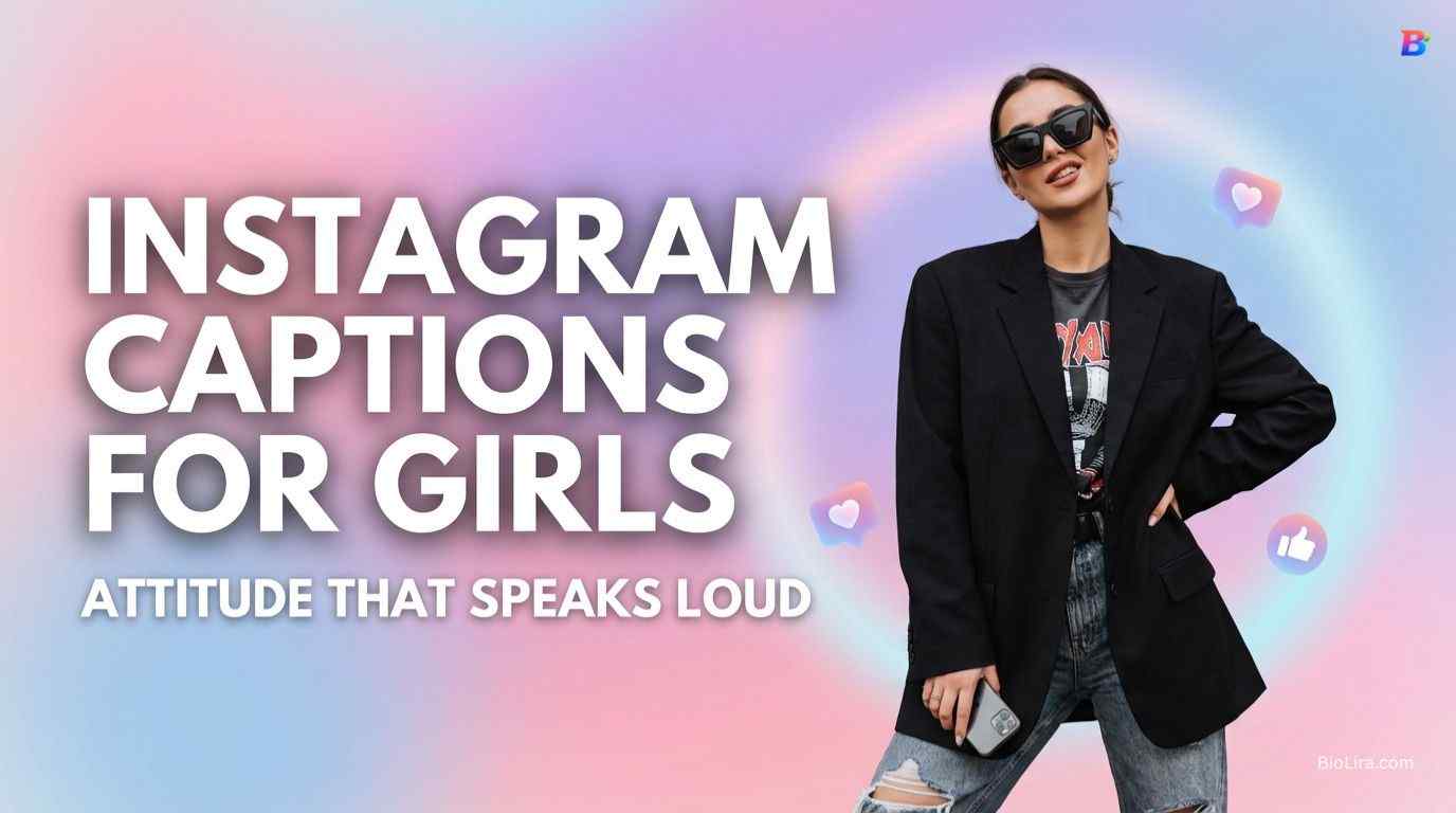 Caption For Instagram For Girls Attitude​