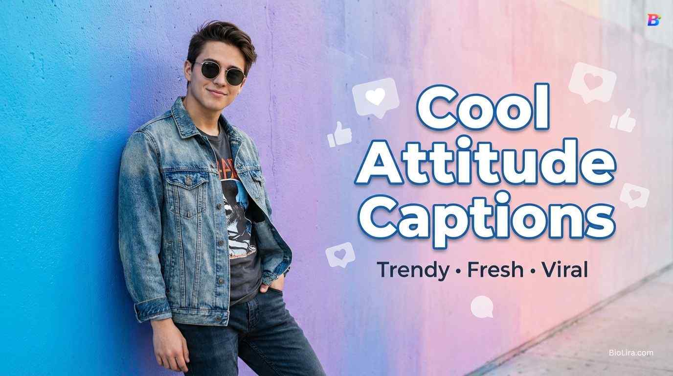 Cool Attitude Captions For Instagram​