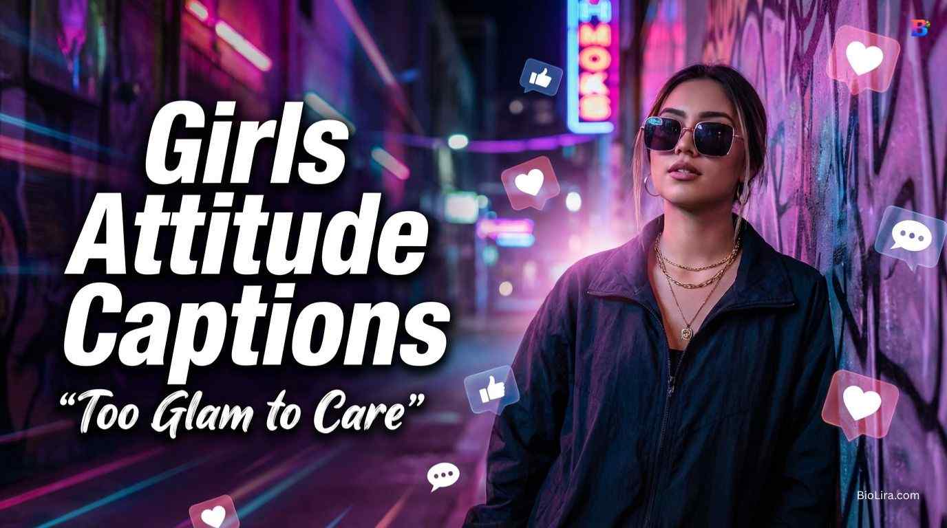 Girls Attitude Caption For Instagram​
