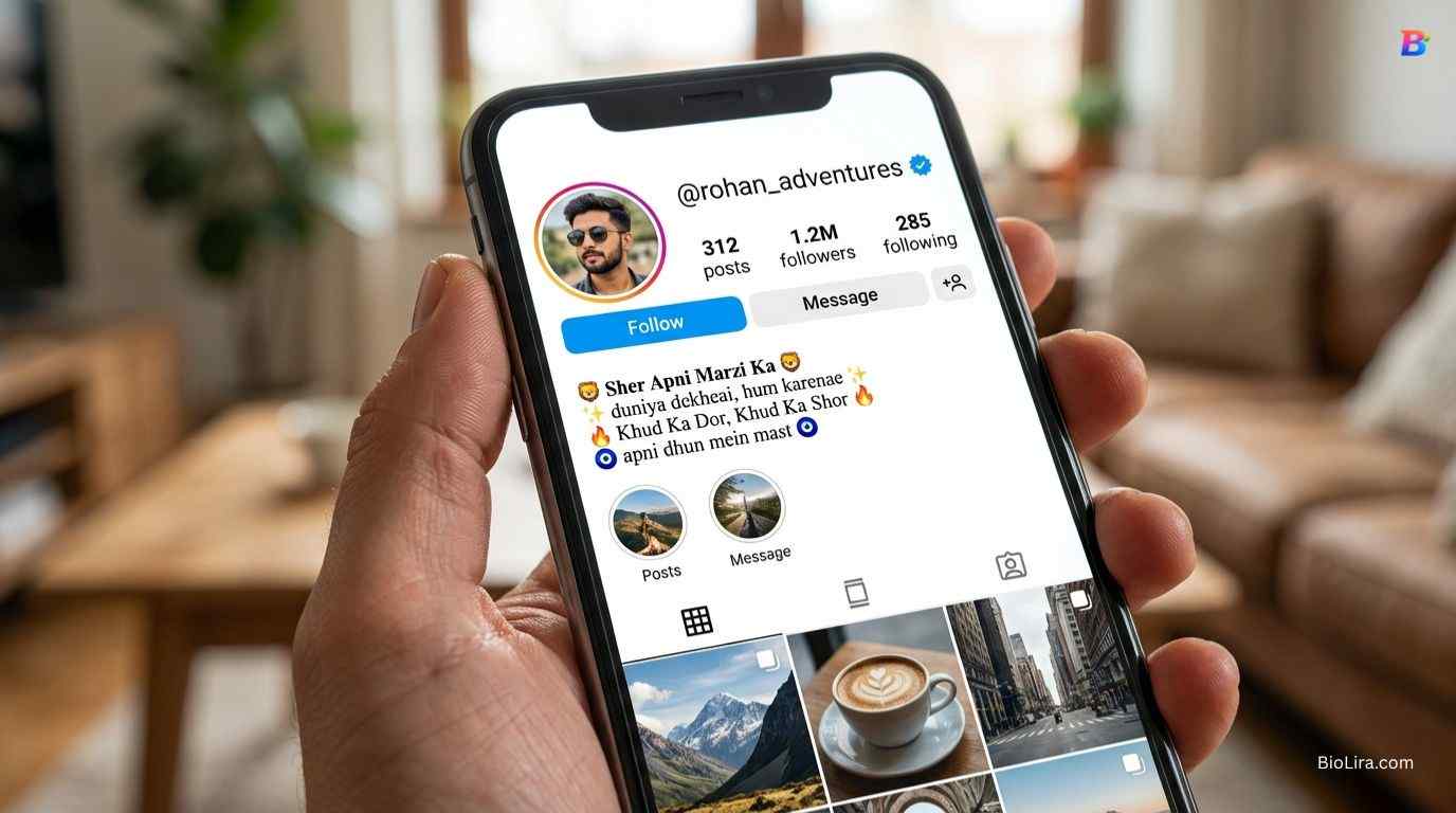 Instagram Bio Styles Hindi​