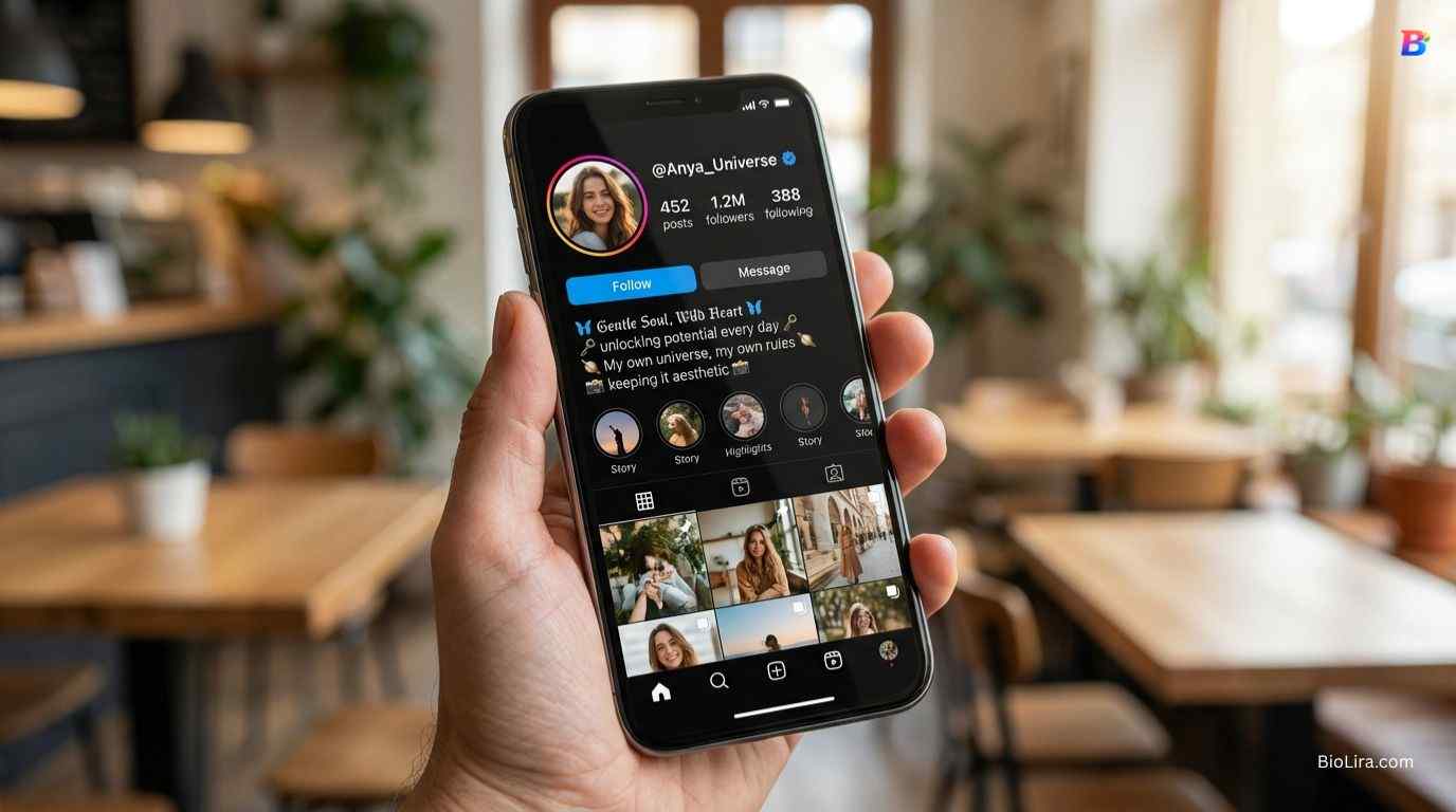 Instagram Style Bio​