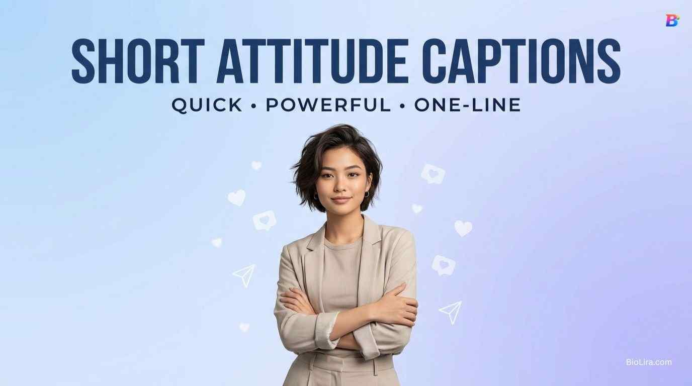 Short Attitude Captions For Instagram​