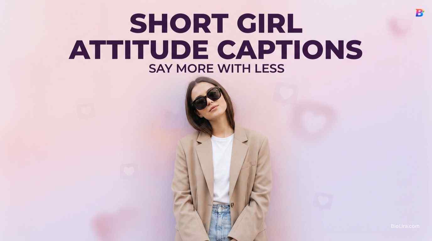 Short Captions For Instagram For Girl Attitude​