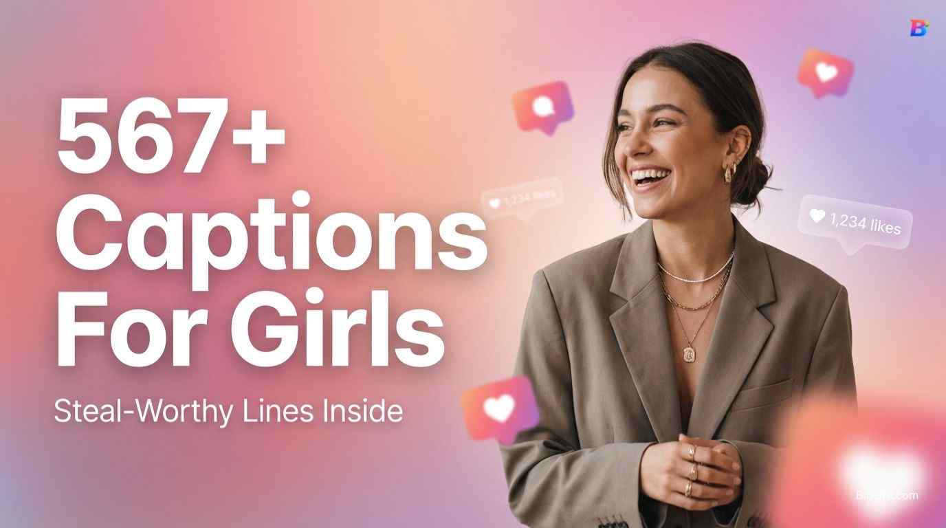 [567+] Instagram Captions For Girls — Cute, Bold & totally Post-Worthy (2026)🔥